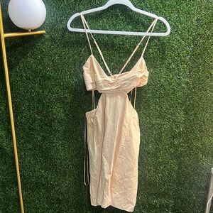 Zara Yellow orange dress